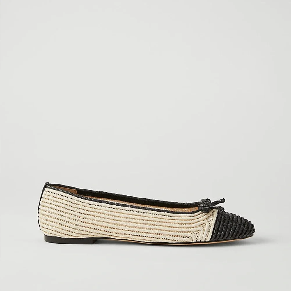 New without tags: Raffia Ballet Flats - Picture 2 of 4